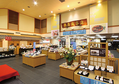 千葉県成田市のなごみの米屋總本店の店内の様子です。